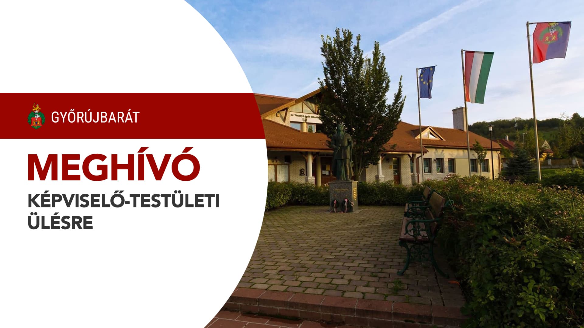 Meghívó a képviselő-testület ülésére - 2026.10.08.